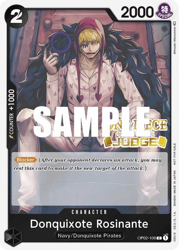 Image for Donquixote Rosinante (Judge Pack Vol. 2) (OP02-108) - One Piece Card Game