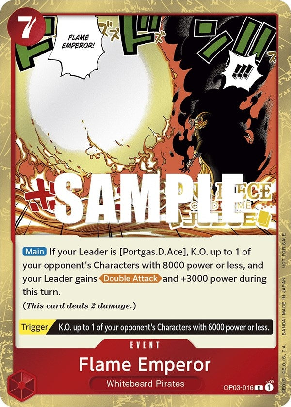 Image for Flame Emperor (Judge Pack Vol. 2) (OP03-016) - One Piece Card Game
