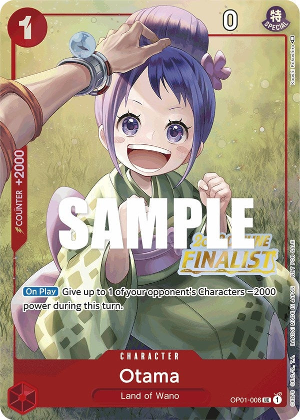 Image for Otama (Offline Regional 2023) [Finalist] (OP01-006) - One Piece Card Game