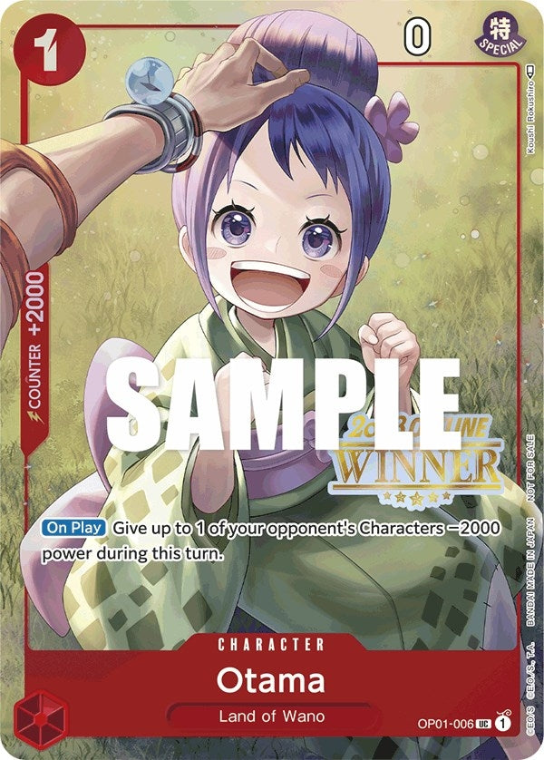 Image for Otama (Offline Regional 2023) [Winner] (OP01-006) - One Piece Card Game