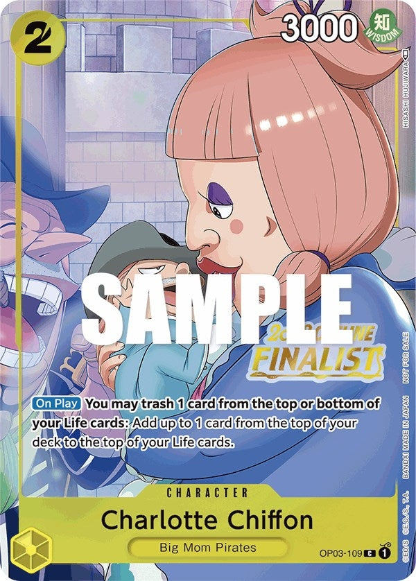Image for Charlotte Chiffon (Offline Regional 2023) [Finalist] (OP03-109) - One Piece Card Game
