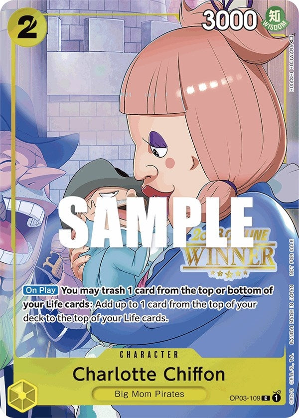 Image for Charlotte Chiffon (Offline Regional 2023) [Winner] (OP03-109) - One Piece Card Game