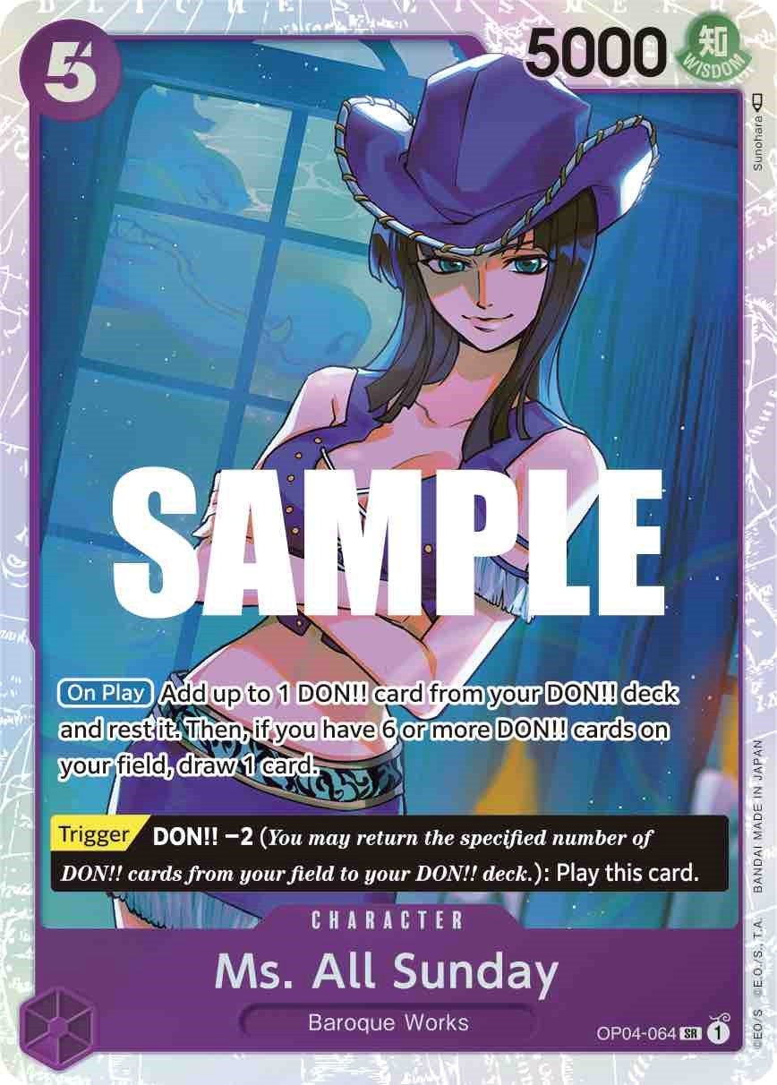 Image for Ms. All Sunday (OP04-064) - One Piece Card Game