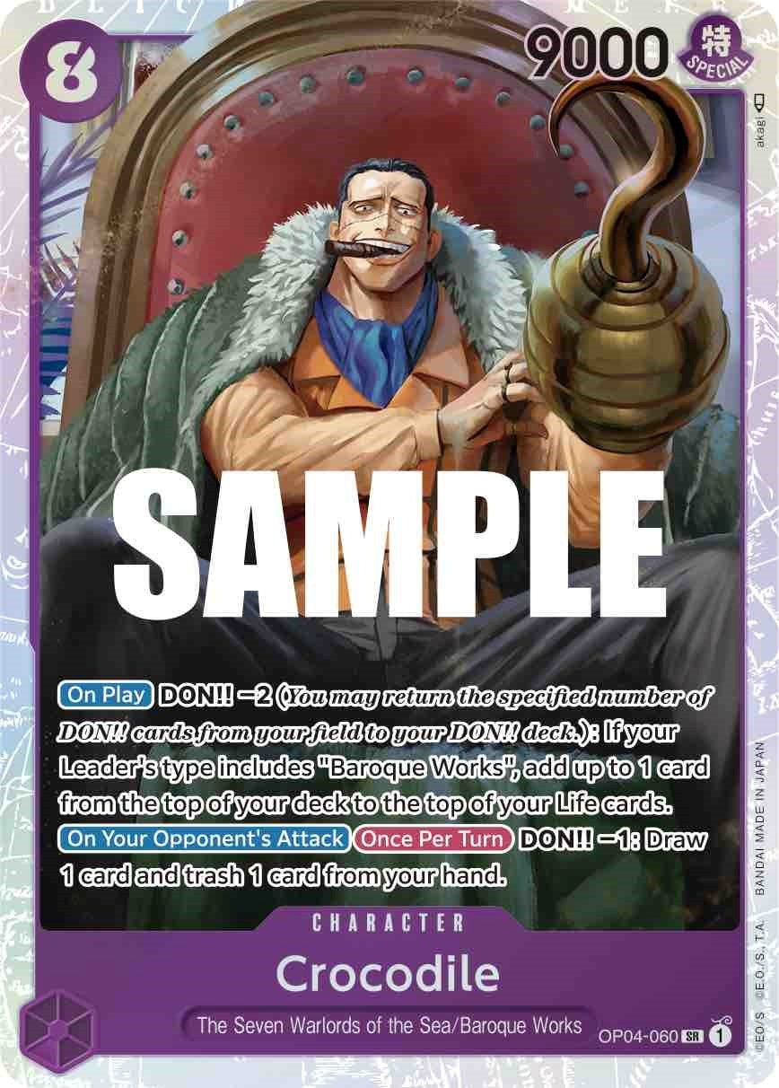 Image for Crocodile (060) (OP04-060) - One Piece Card Game