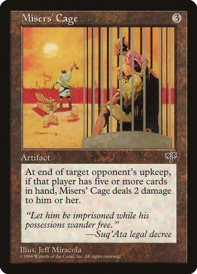 Image for Misers' Cage - Magic: The Gathering