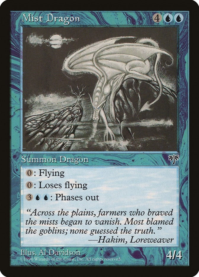 Image for Mist Dragon - Magic: The Gathering