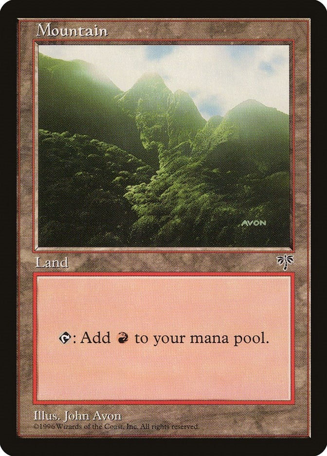 Image for Mountain (Green) - Magic: The Gathering