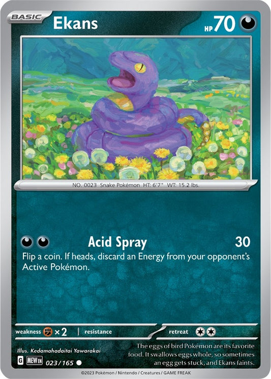 Image for Ekans (023/165) - Pokemon