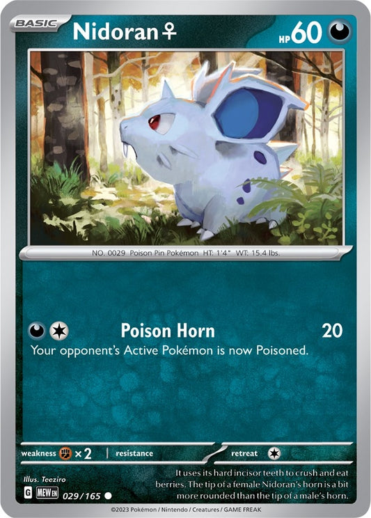 Image for Nidoran F (029/165) - Pokemon