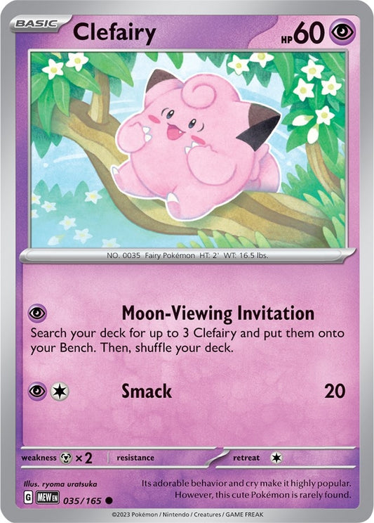 Image for Clefairy (035/165) - Pokemon