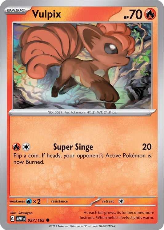 Image for Vulpix (037/165) - Pokemon