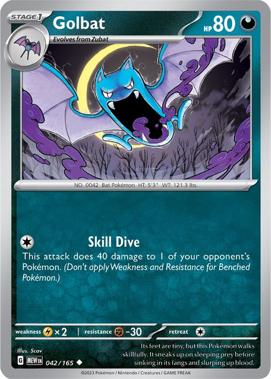 Image for Golbat (042/165) - Pokemon