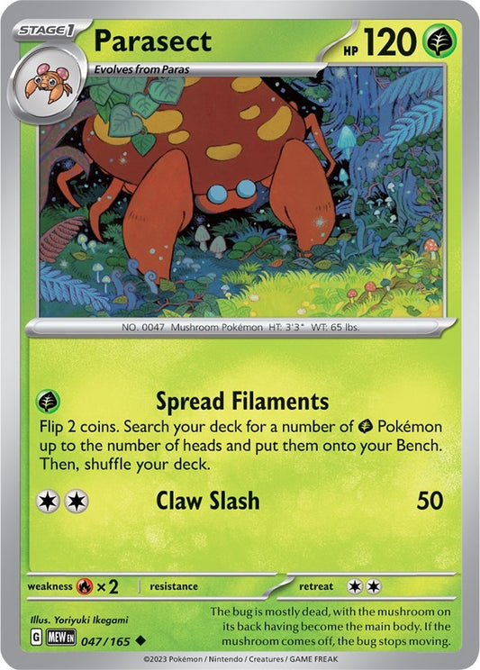 Image for Parasect (047/165) - Pokemon