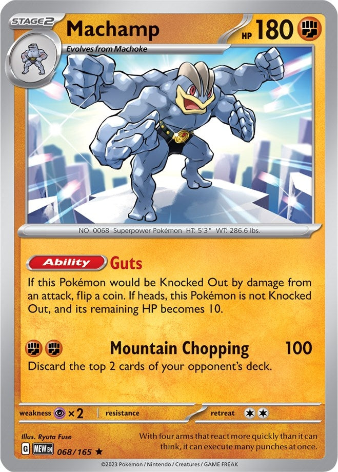 Image for Machamp (068/165) - Pokemon