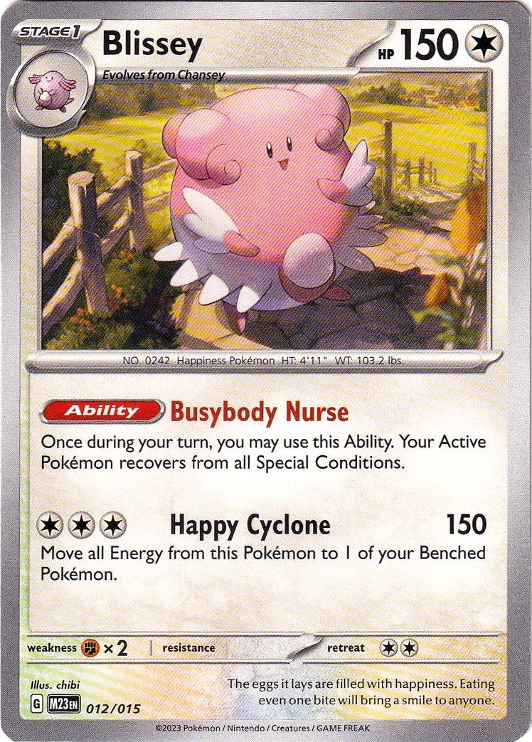 Image for Blissey (012/015) - Pokemon