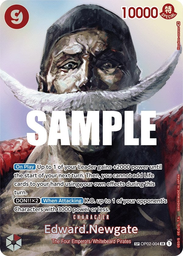 Image for Edward.Newgate (SP) (OP02-004) - One Piece Card Game
