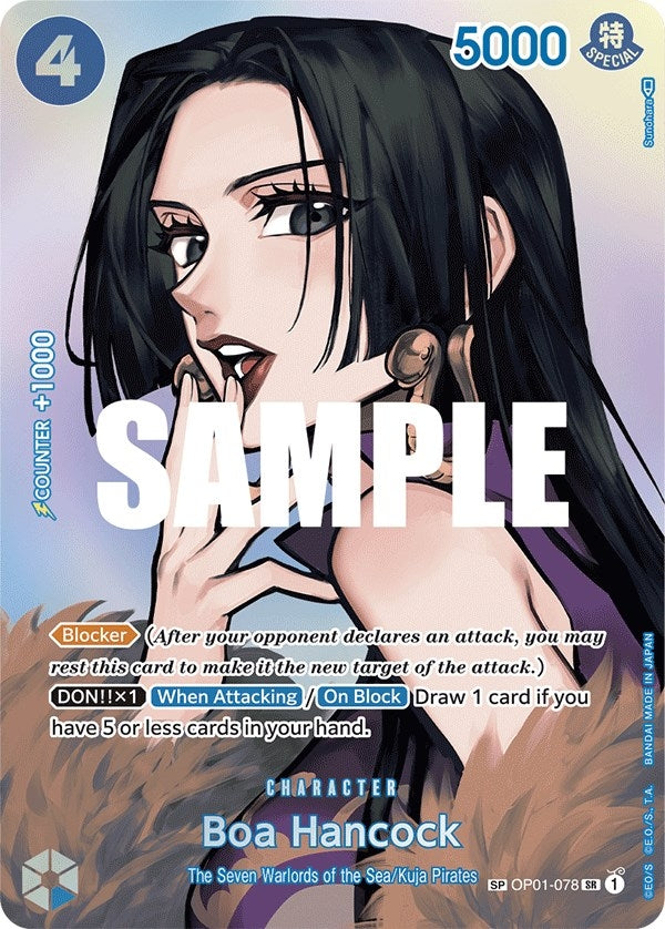 Image for Boa Hancock (SP) (OP01-078) - One Piece Card Game