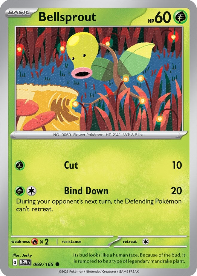 Image for Bellsprout (069/165) - Pokemon
