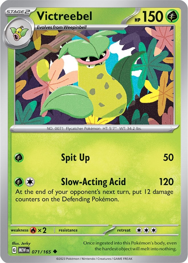 Image for Victreebel (071/165) - Pokemon