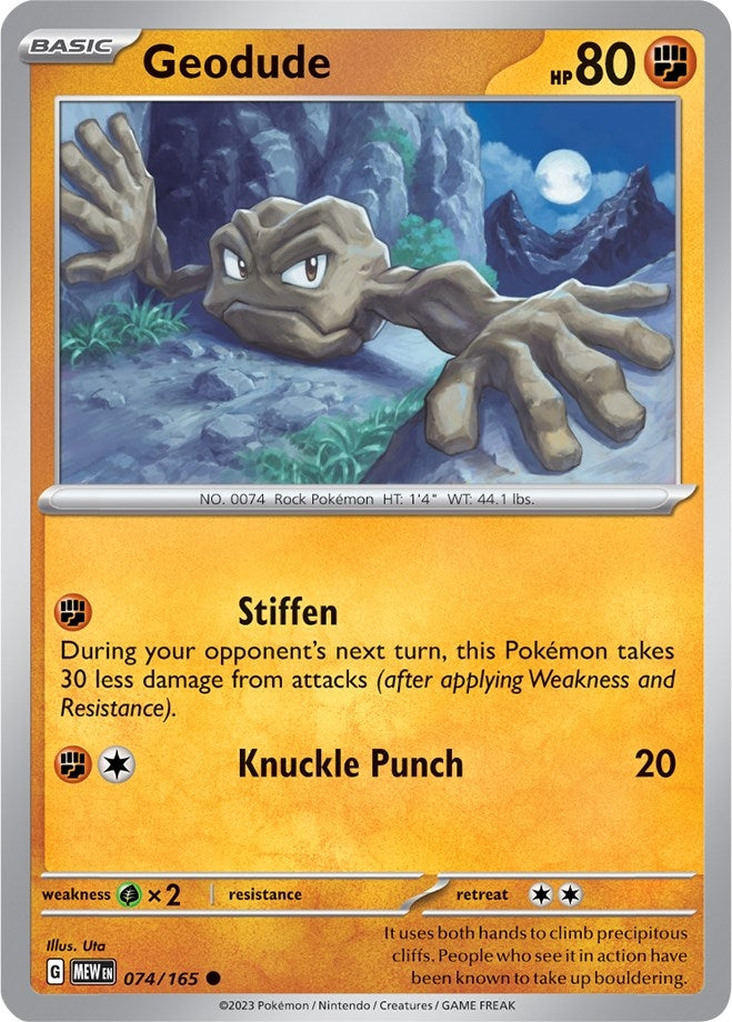Image for Geodude (074/165) - Pokemon
