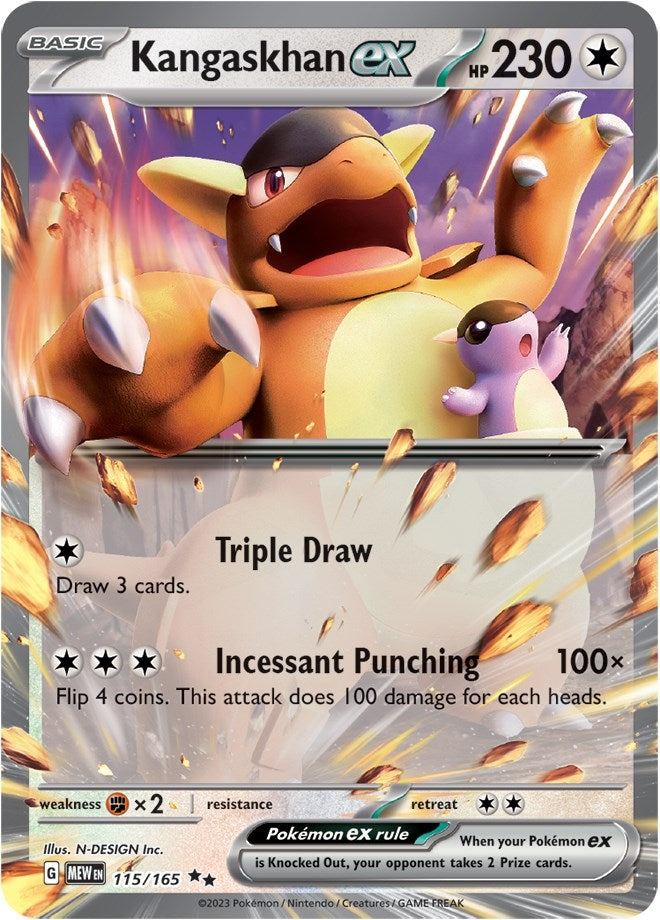 Image for Kangaskhan ex (115/165) - Pokemon