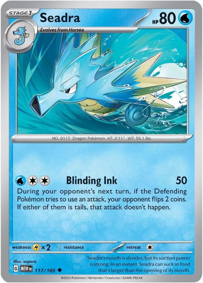 Image for Seadra (117/165) - Pokemon
