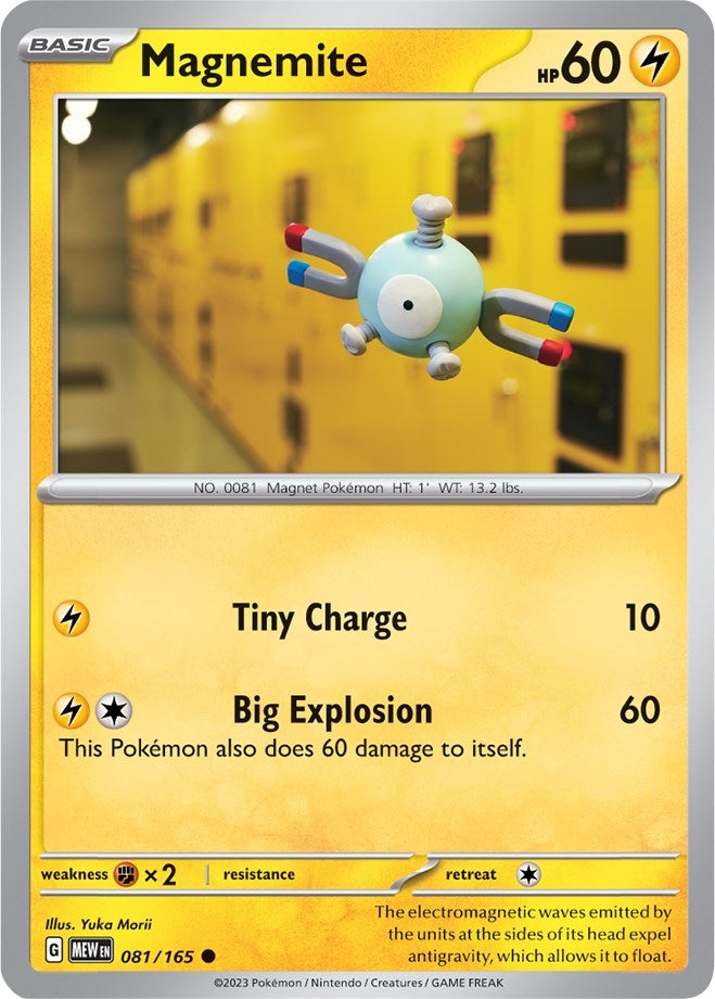 Image for Magnemite (081/165) - Pokemon