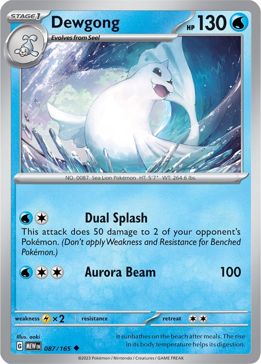 Image for Dewgong (087/165) - Pokemon