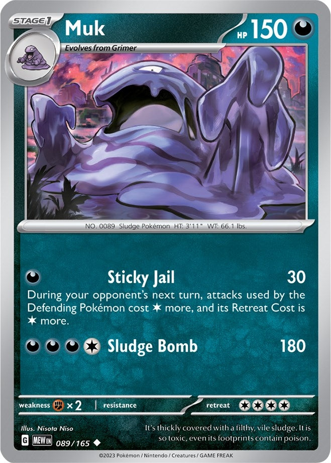 Image for Muk (089/165) - Pokemon
