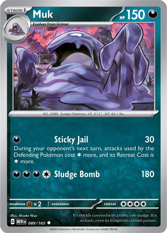 Image for Muk (089/165) - Pokemon