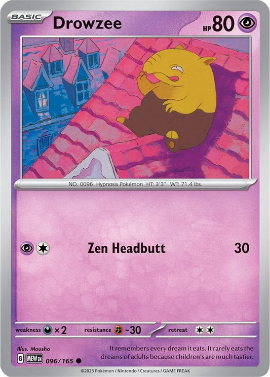 Image for Drowzee (096/165) - Pokemon