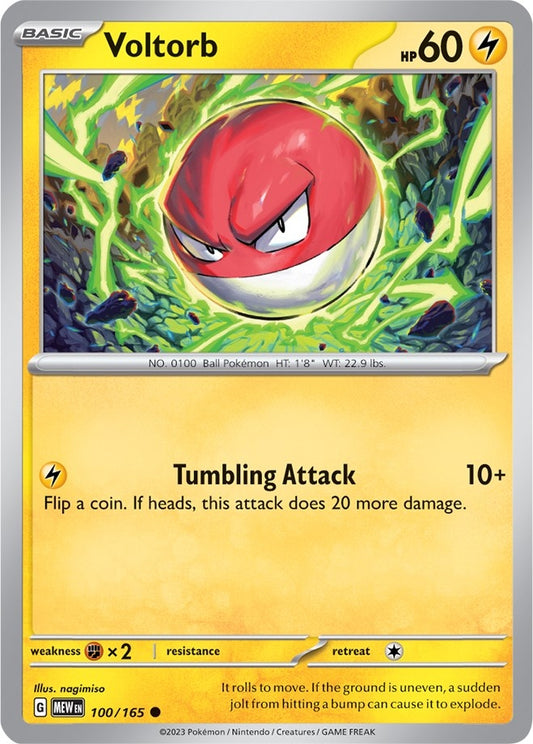Image for Voltorb (100/165) - Pokemon