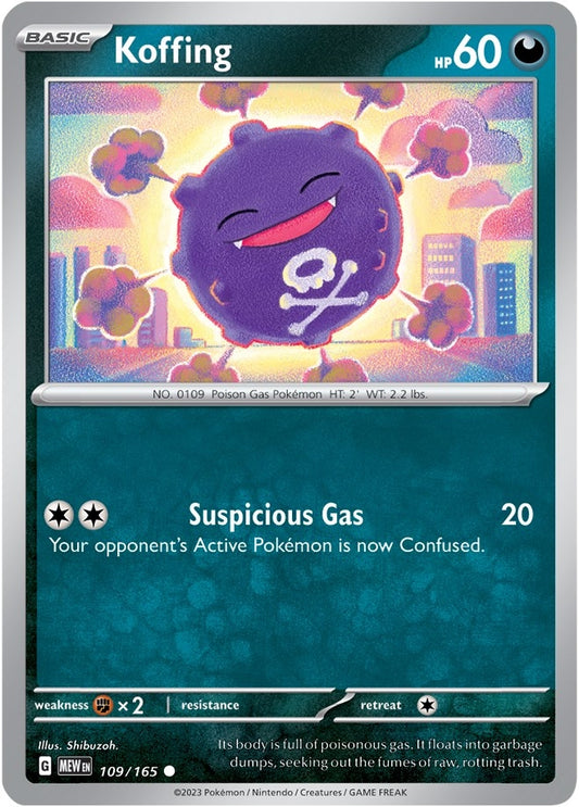 Image for Koffing (109/165) - Pokemon