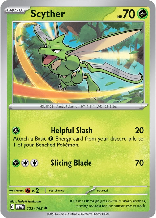 Image for Scyther (123/165) - Pokemon