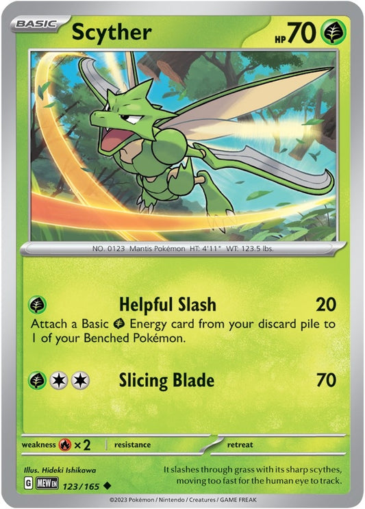 Image for Scyther (123/165) - Pokemon