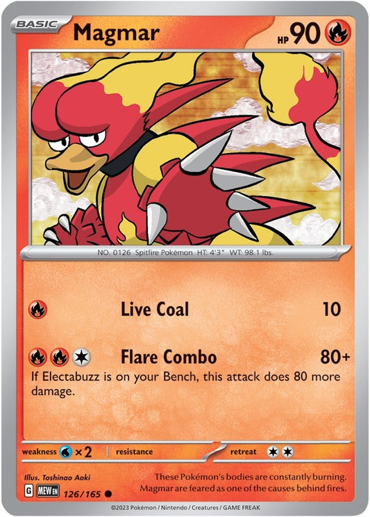 Image for Magmar (126/165) - Pokemon