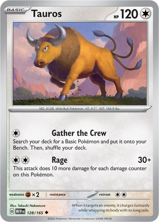Image for Tauros (128/165) - Pokemon