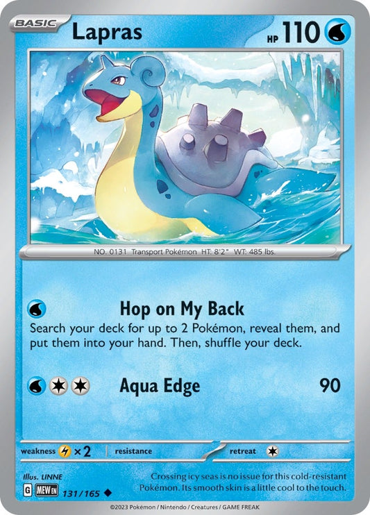 Image for Lapras (131/165) - Pokemon