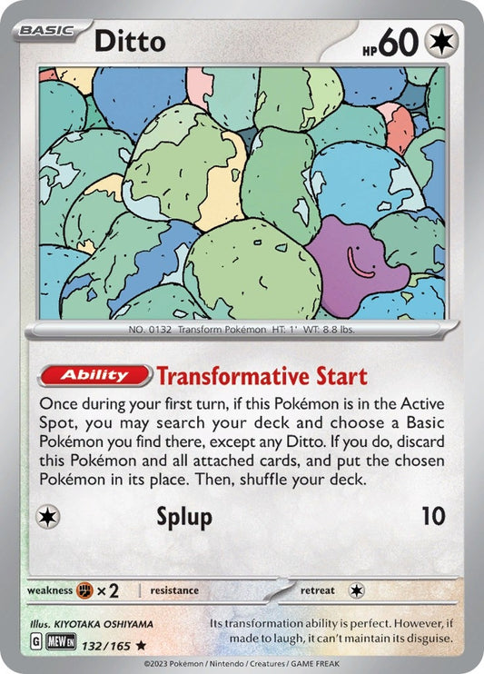 Image for Ditto (132/165) - Pokemon