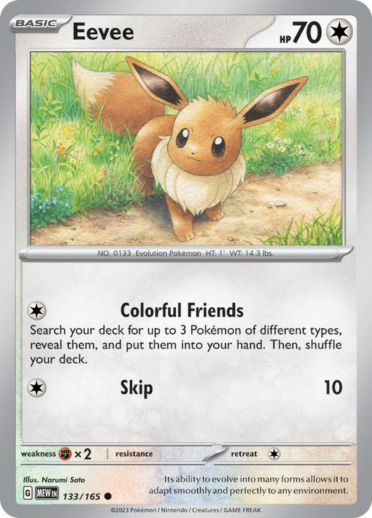 Image for Eevee (133/165) - Pokemon