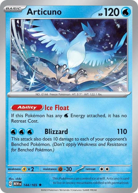 Image for Articuno (144/165) - Pokemon
