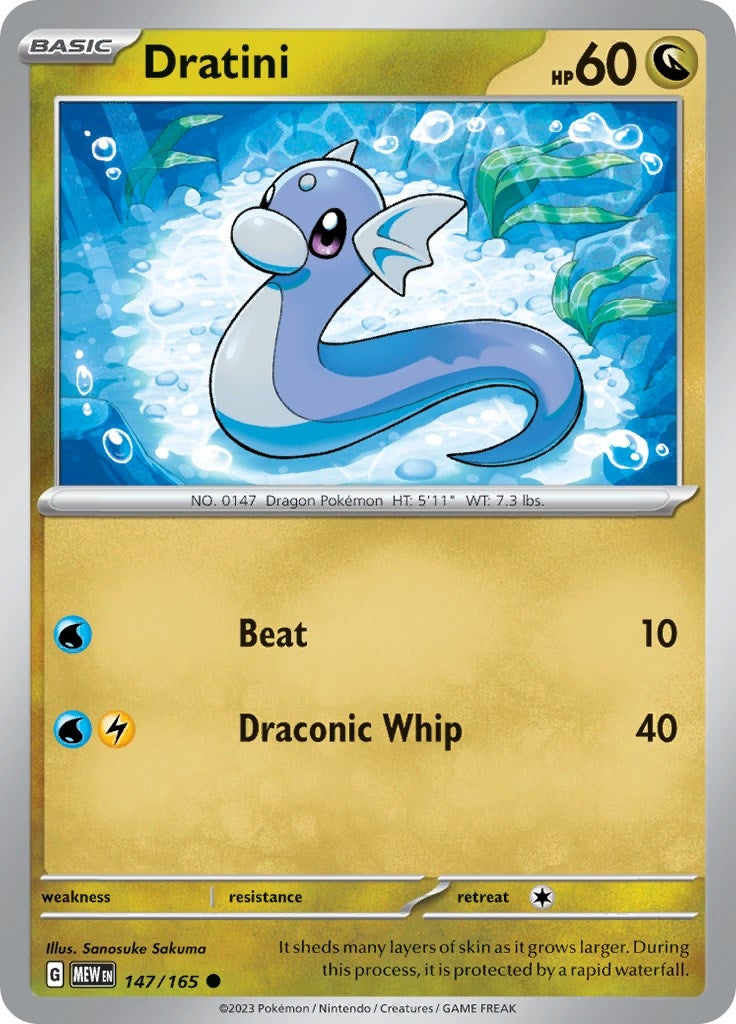 Image for Dratini (147/165) - Pokemon