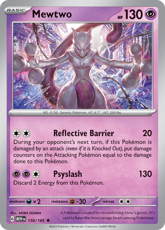 Image for Mewtwo (150/165) - Pokemon