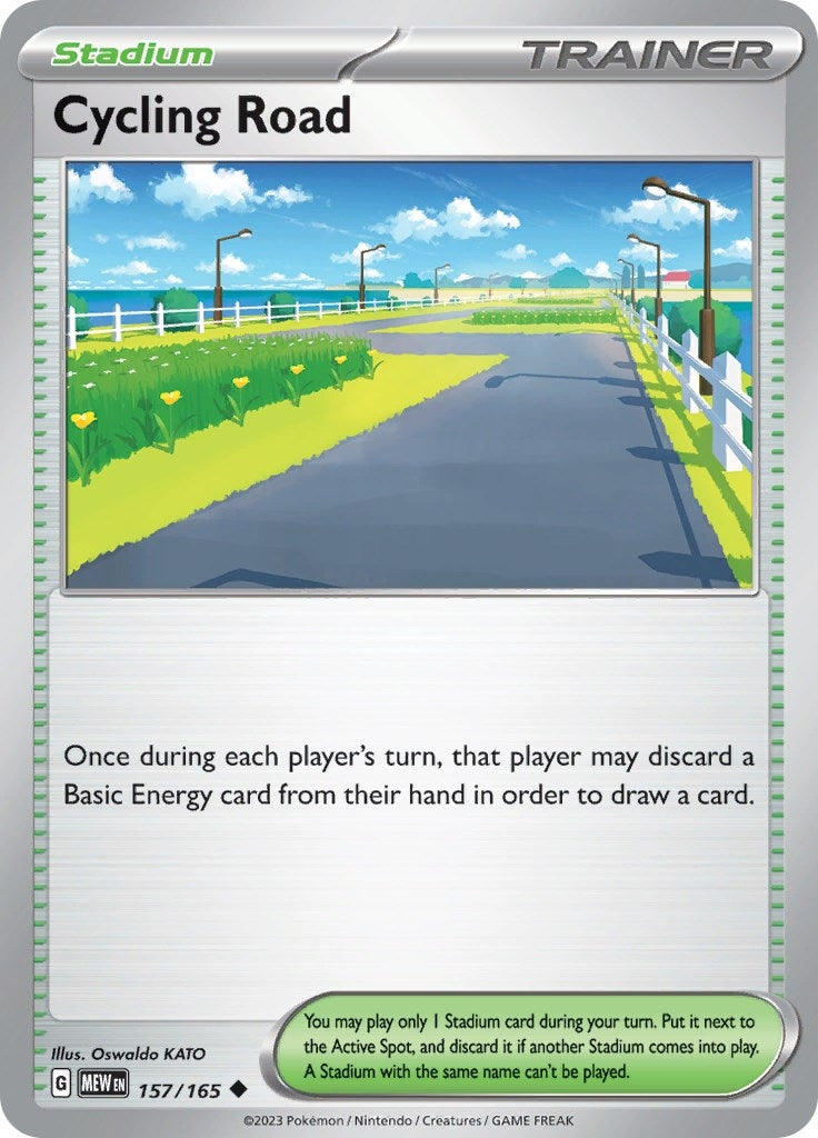 Image for Cycling Road (157/165) - Pokemon