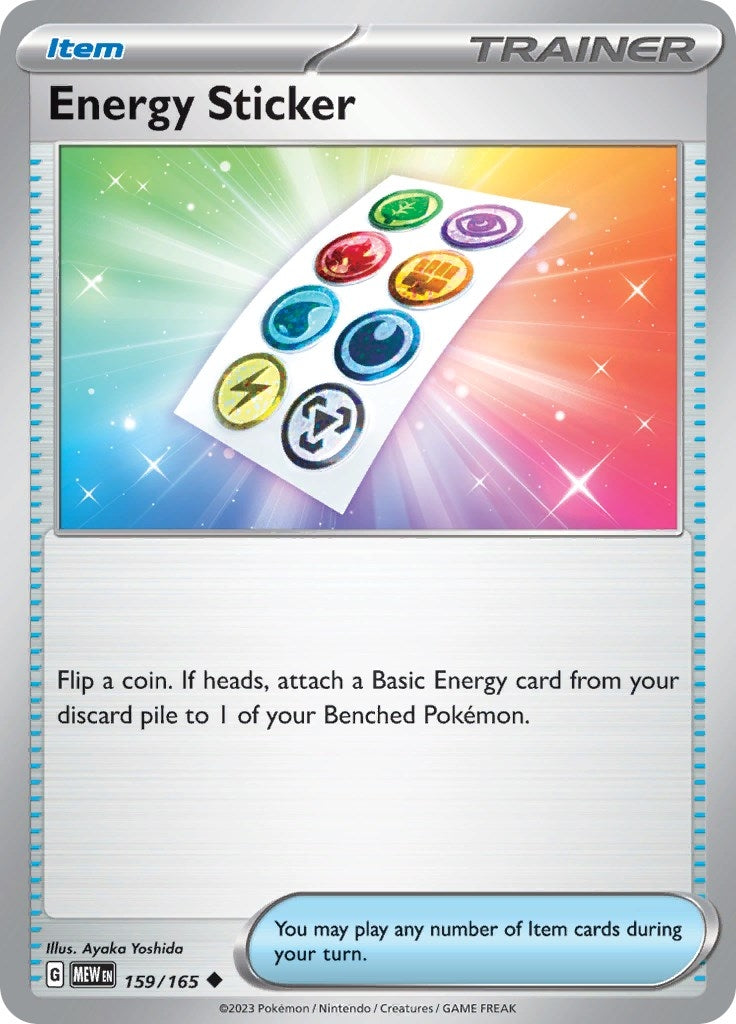 Image for Energy Sticker (159/165) - Pokemon
