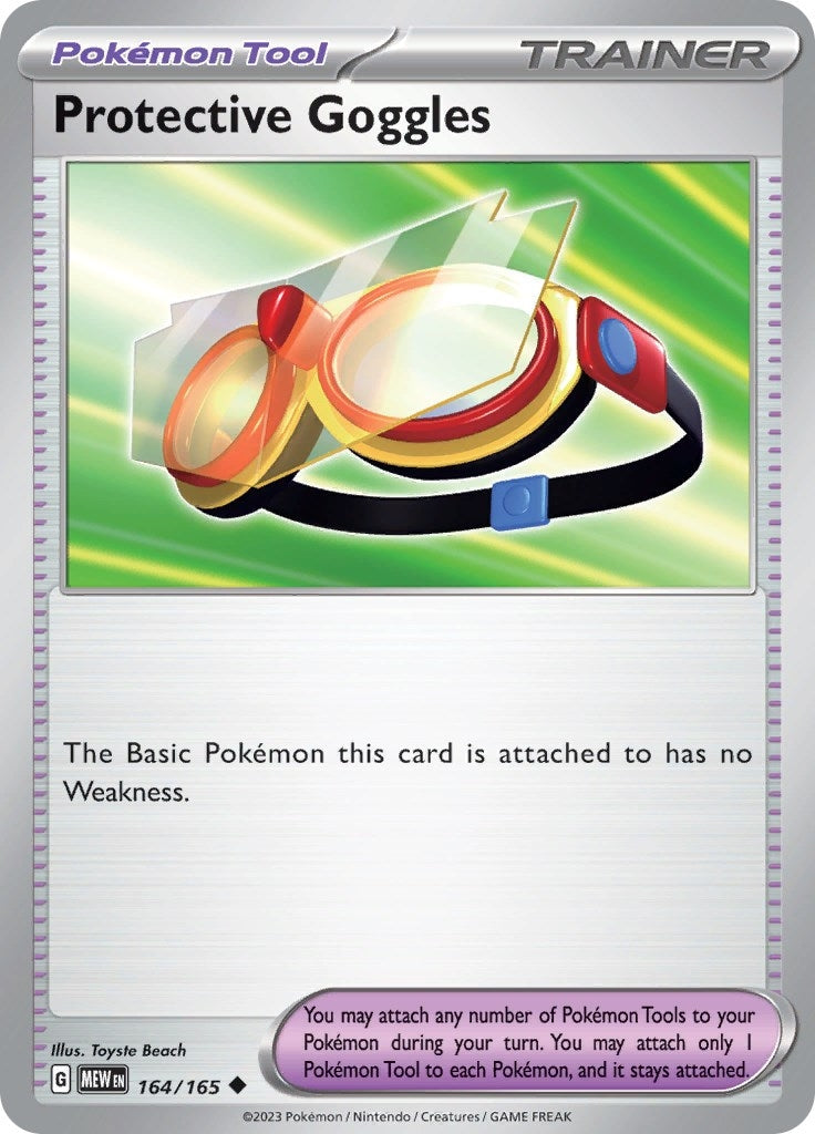 Image for Protective Goggles (164/165) - Pokemon