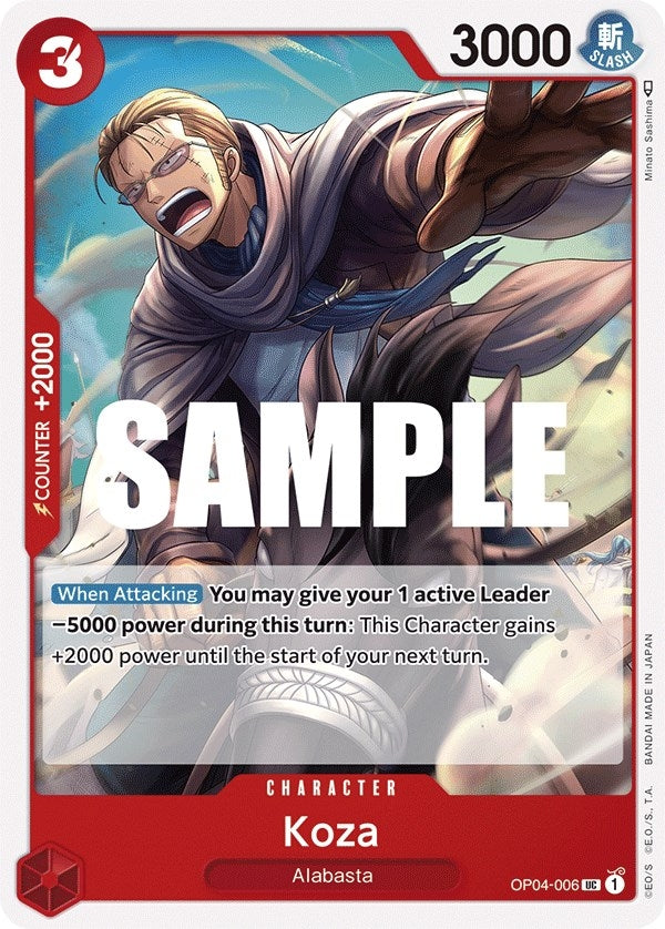 Image for Koza (OP04-006) - One Piece Card Game