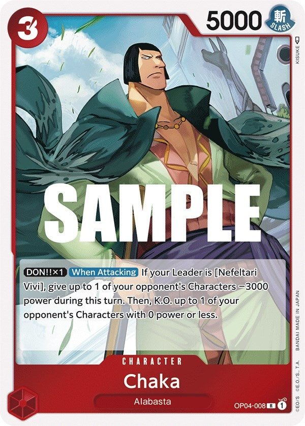 Image for Chaka (OP04-008) - One Piece Card Game