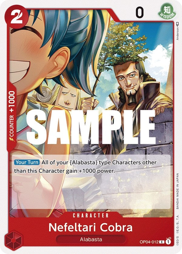 Image for Nefeltari Cobra (OP04-012) - One Piece Card Game