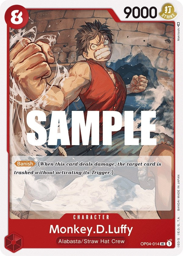 Image for Monkey.D.Luffy (014) (OP04-014) - One Piece Card Game